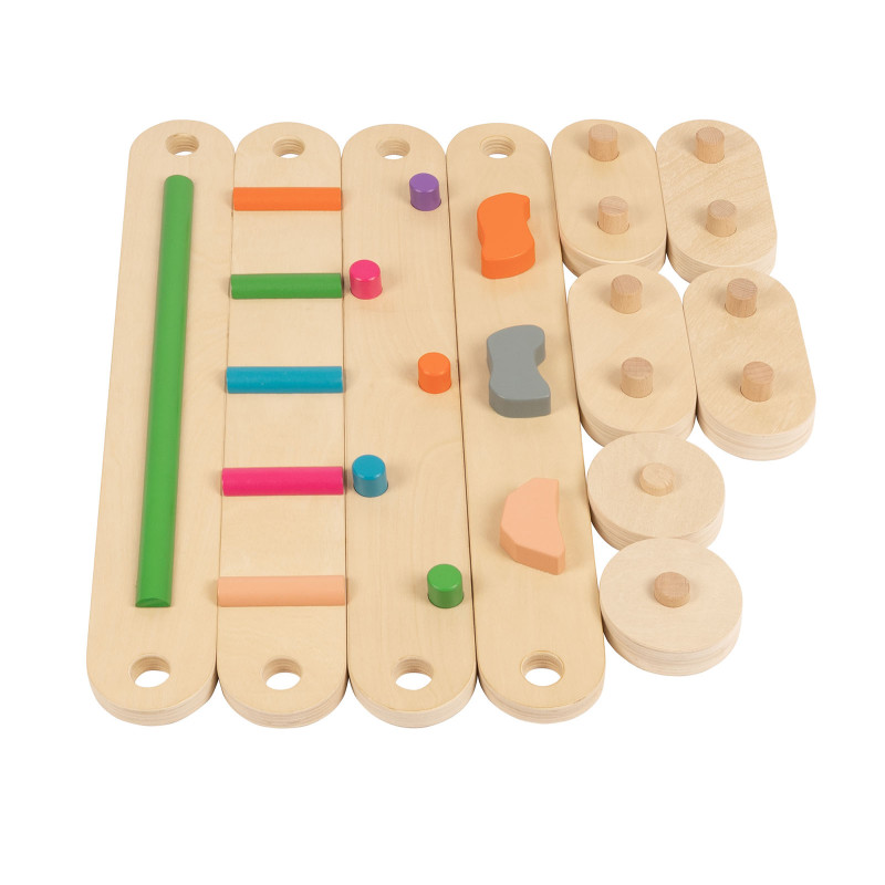Influenza positivamente lo sviluppo dei piedi, dell’arco plantare e della corretta postura Le travi di equilibrio Montessori favoriscono lo sviluppo della motricità grossolana