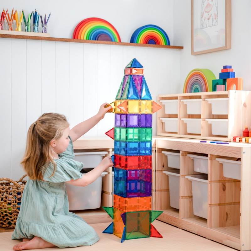Costruzione magnetica CONNETIX® Rainbow Creative Pack 102 pezzi Costruzione magnetica CONNETIX® Rainbow Creative Pack 102 pezzi