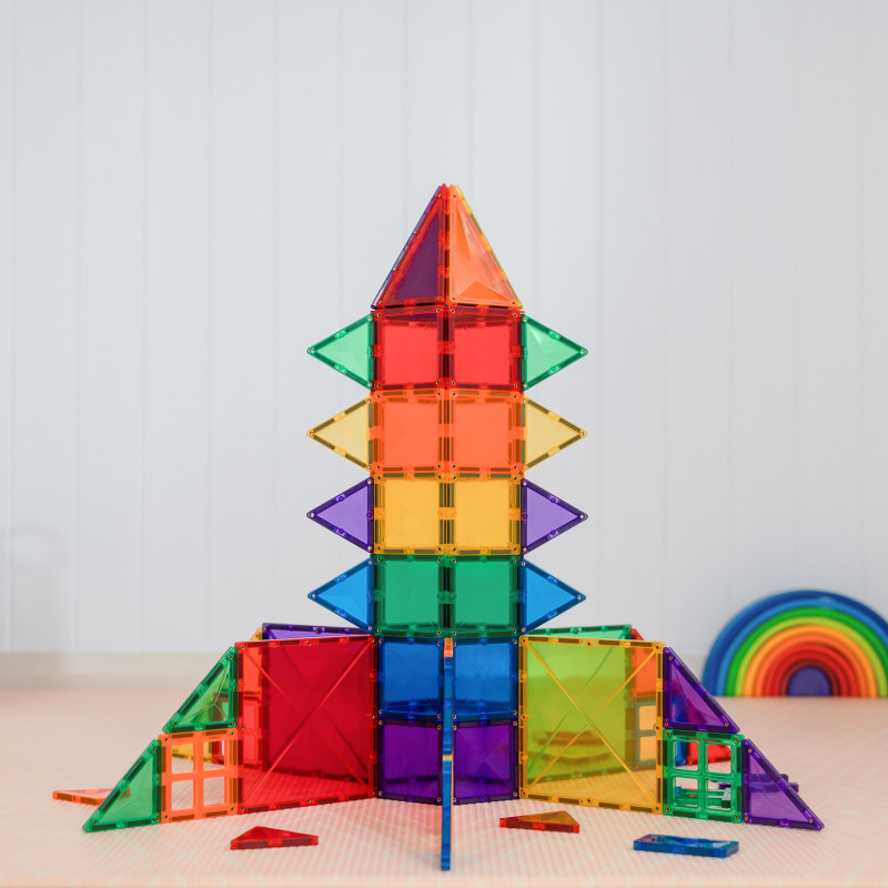 Costruzione magnetica CONNETIX® Rainbow Creative Pack 102 pezzi Costruzione magnetica CONNETIX® Rainbow Creative Pack 102 pezzi