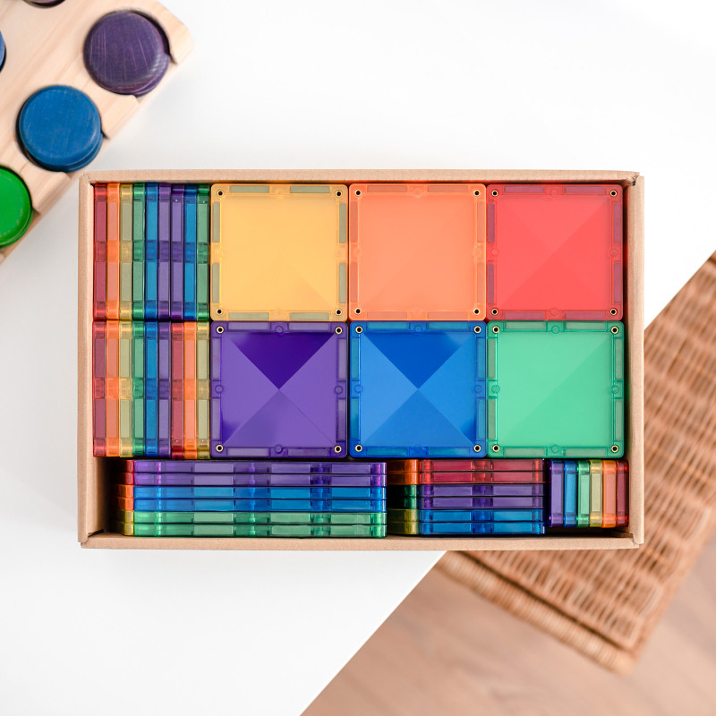 Costruzione magnetica CONNETIX® Rainbow Creative Pack 102 pezzi Costruzione magnetica CONNETIX® Rainbow Creative Pack 102 pezzi