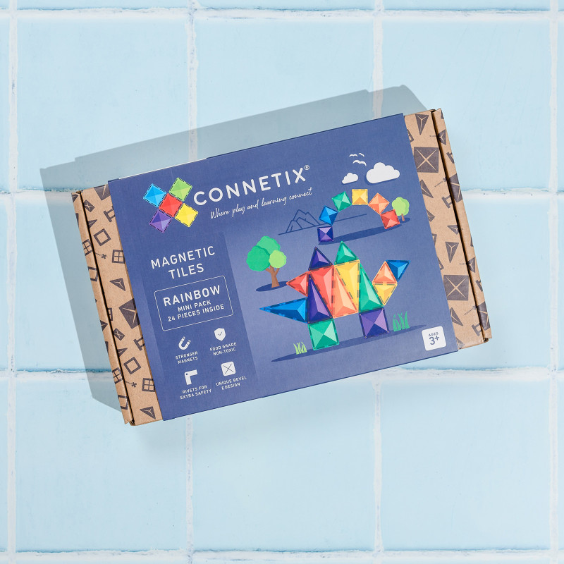 Costruzione magnetica CONNETIX® Rainbow Mini Pack 24 pezzi Costruzione magnetica CONNETIX® Rainbow Mini Pack 24 pezzi