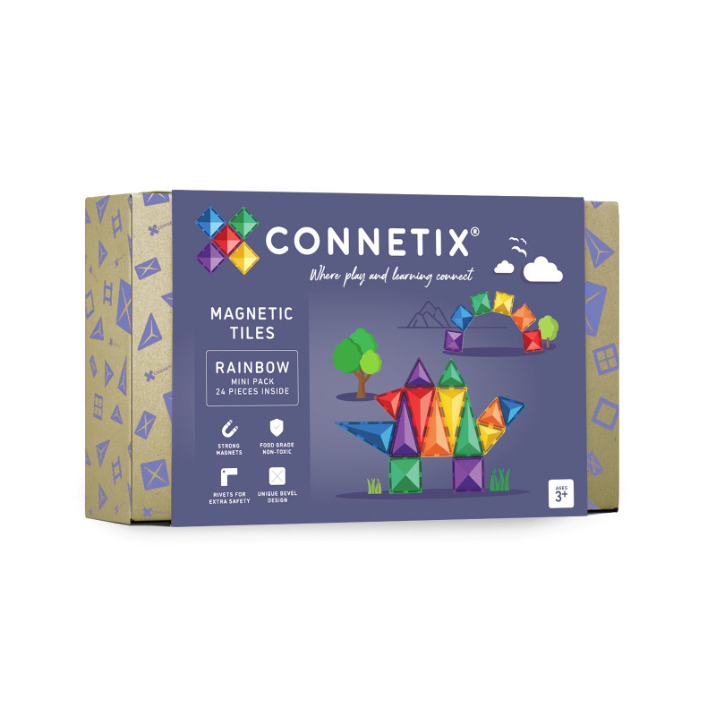 Costruzione magnetica CONNETIX® Rainbow Mini Pack 24 pezzi Costruzione magnetica CONNETIX® Rainbow Mini Pack 24 pezzi