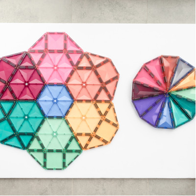 Costruzione magnetica CONNETIX® Pastel Mega Pack 202 pezzi