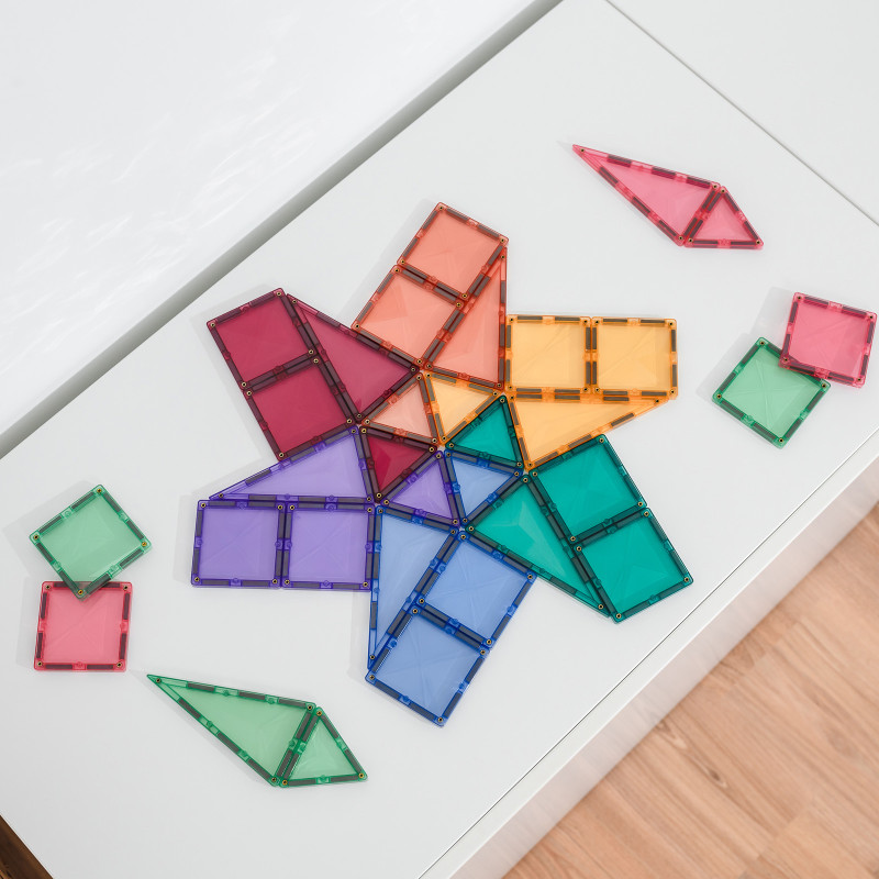 Costruzione magnetica CONNETIX® Pastel Mini Pack 32 pezzi Costruzione magnetica CONNETIX® Pastel Mini Pack 32 pezzi