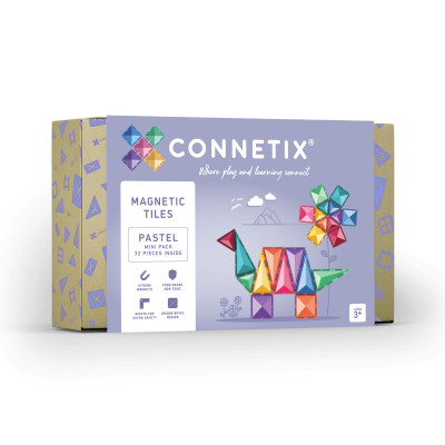 Costruzione magnetica CONNETIX® Pastel Mini Pack 32 pezzi