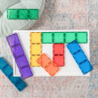Costruzione magnetica CONNETIX® Rainbow Rectangle Pack 18 pezzi Costruzione magnetica CONNETIX® Rainbow Rectangle Pack 18 pezzi