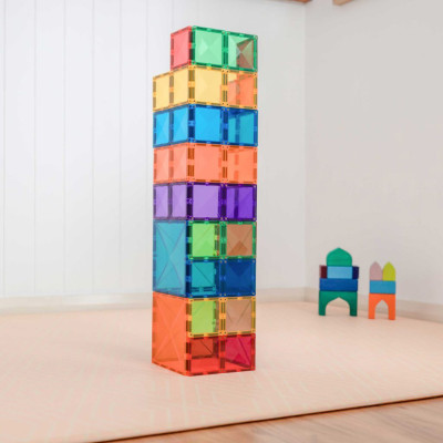 Costruzione magnetica CONNETIX® Rainbow Square Pack 42 pezzi