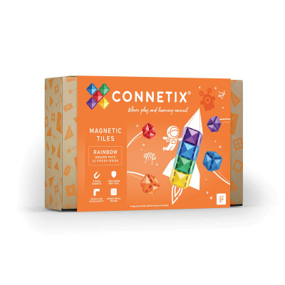 Costruzione magnetica CONNETIX® Rainbow Square Pack 42 pezzi