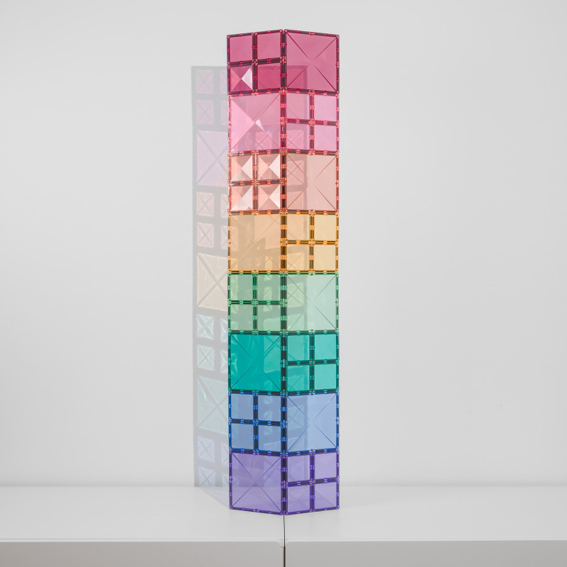 Costruzione magnetica CONNETIX® Pastel Square Pack 40 pezzi Costruzione magnetica CONNETIX® Pastel Square Pack 40 pezzi