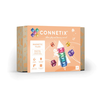 Costruzione magnetica CONNETIX® Pastel Square Pack 40 pezzi