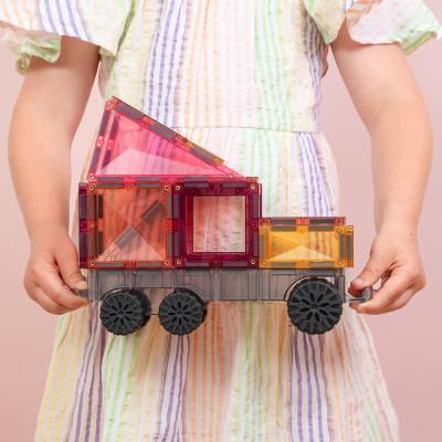Costruzione magnetica CONNETIX® Pastel Transport Pack 50 pezzi