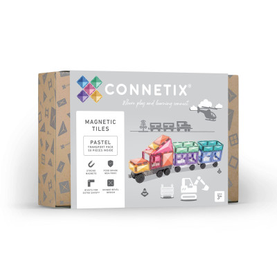 Costruzione magnetica CONNETIX® Pastel Transport Pack 50 pezzi