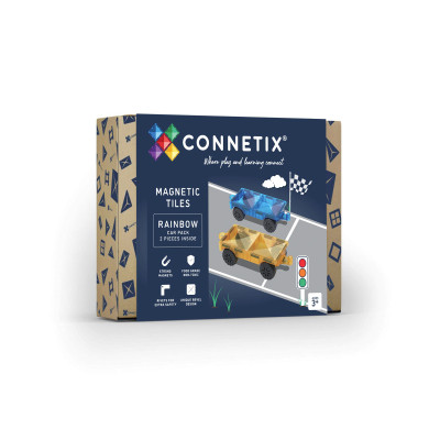 Costruzione magnetica CONNETIX® Rainbow Car Pack 2 pezzi
