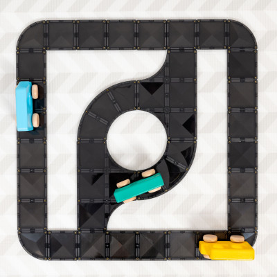 Costruzione magnetica CONNETIX® Creative Roads Pack 48 pezzi Costruzione magnetica CONNETIX® Creative Roads Pack 48 pezzi