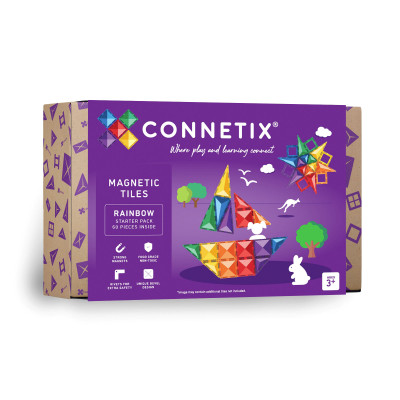 Costruzione magnetica CONNETIX® Rainbow Starter Pack 60 pezzi Costruzione magnetica CONNETIX® Rainbow Starter Pack 60 pezzi