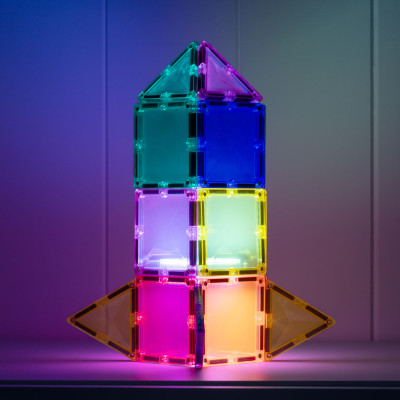 Costruzione magnetica CONNETIX® Light Star Pack 28 pezzi