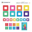 Costruzione magnetica CONNETIX® Bright Portal Pack 48 pezzi Costruzione magnetica CONNETIX® Bright Portal Pack 48 pezzi