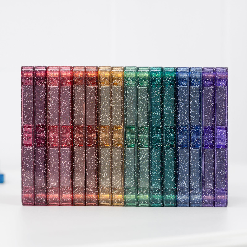 Costruzione magnetica CONNETIX® Glitter Castle Pack 48 pezzi Costruzione magnetica CONNETIX® Glitter Castle Pack 48 pezzi