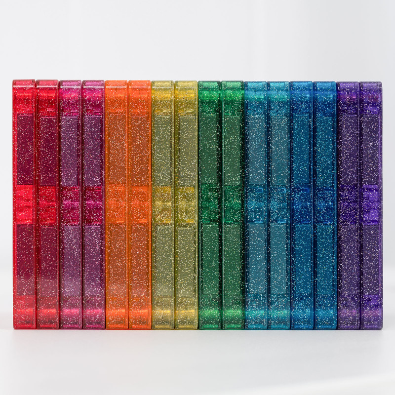 Costruzione magnetica CONNETIX® Glitter Castle Pack 48 pezzi Costruzione magnetica CONNETIX® Glitter Castle Pack 48 pezzi