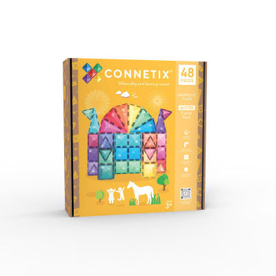 Costruzione magnetica CONNETIX® Glitter Castle Pack 48 pezzi