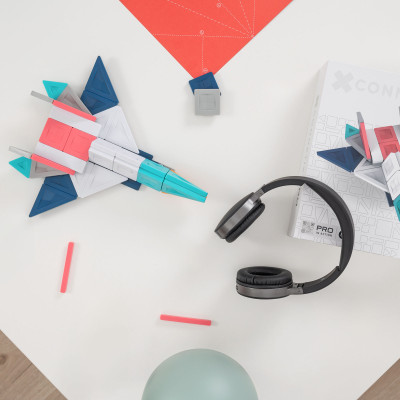 Costruzione magnetica CONNETIX® PRO Constructor Set 70 pezzi