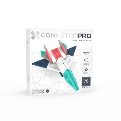 Costruzione magnetica CONNETIX® PRO Constructor Set 70 pezzi