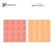 CONNETIX® Basi magnetiche Pastel Lemon & Peach – 2 pezzi CONNETIX® Basi magnetiche Pastel Lemon & Peach – 2 pezzi