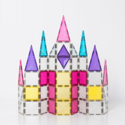 Costruzione magnetica CONNETIX® Glitter Unicorn Pack 56 pezzi