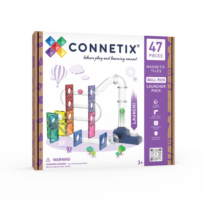 Costruzione magnetica CONNETIX® Ball Run Launcher Pack 47 pezzi
