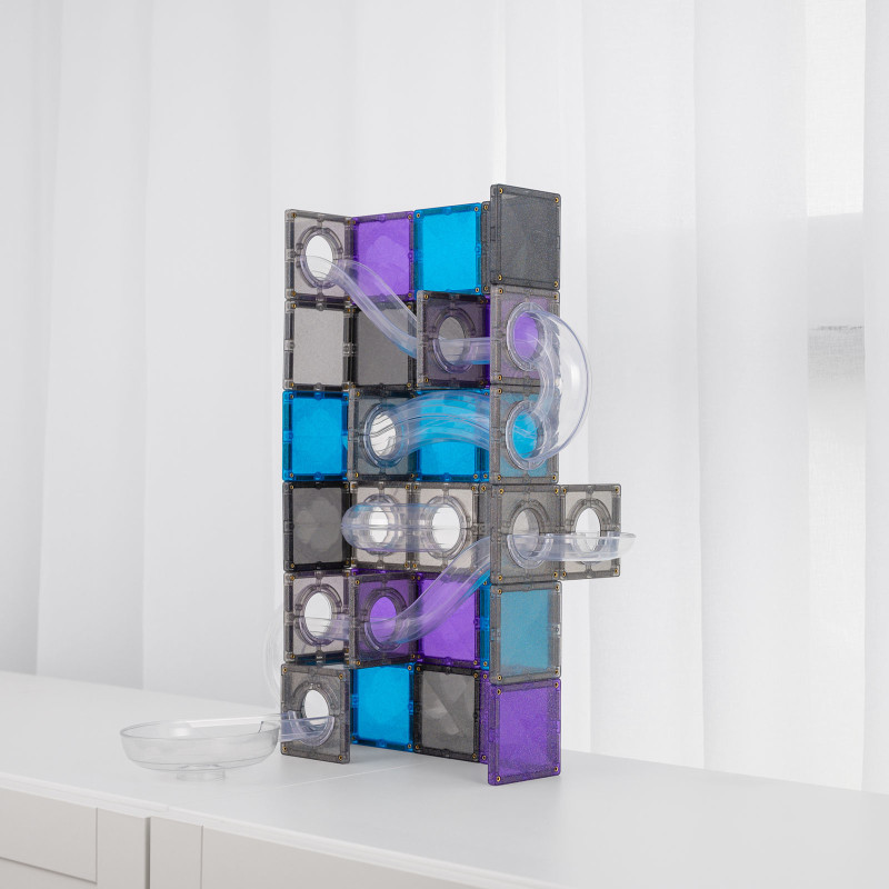 Costruzione magnetica CONNETIX® Ball Run Galaxy Pack 61 pezzi