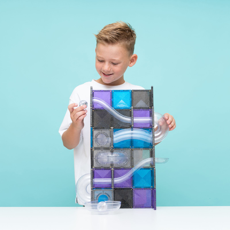Costruzione magnetica CONNETIX® Ball Run Galaxy Pack 61 pezzi