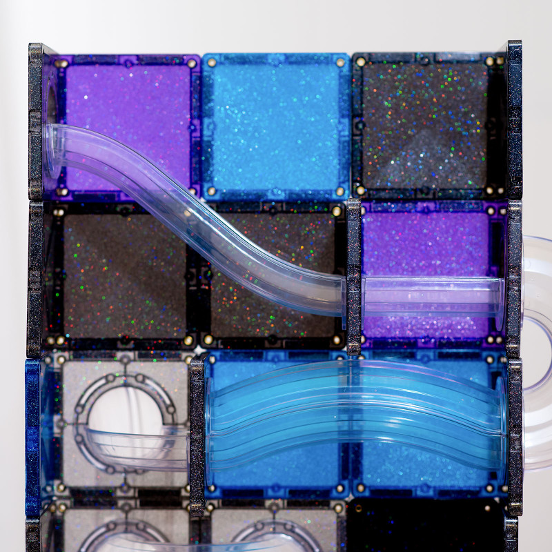 Costruzione magnetica CONNETIX® Ball Run Galaxy Pack 61 pezzi