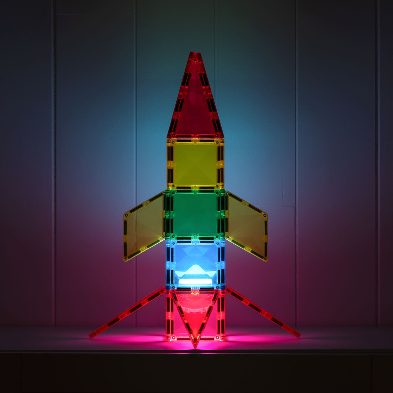 Costruzione magnetica CONNETIX® Light Rocket Pack 30 pezzi
