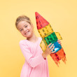 Costruzione magnetica CONNETIX® Light Rocket Pack 30 pezzi