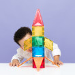 Costruzione magnetica CONNETIX® Light Rocket Pack 30 pezzi