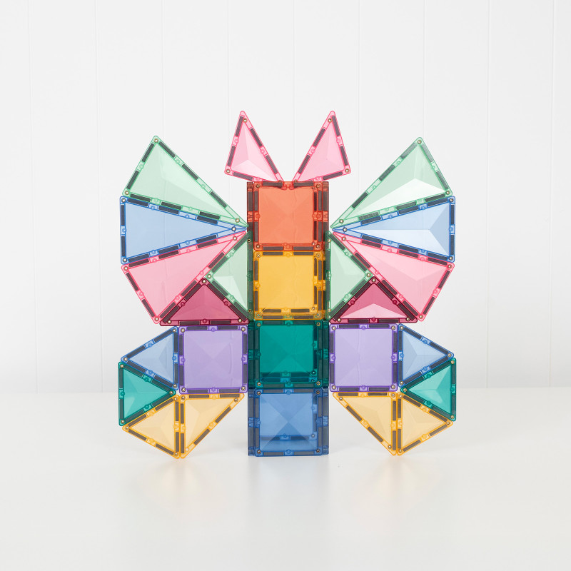Costruzione magnetica CONNETIX® Pastel Creative Pack 104 pezzi