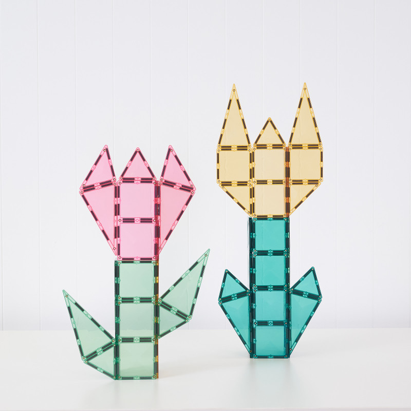 Costruzione magnetica CONNETIX® Pastel Creative Pack 104 pezzi