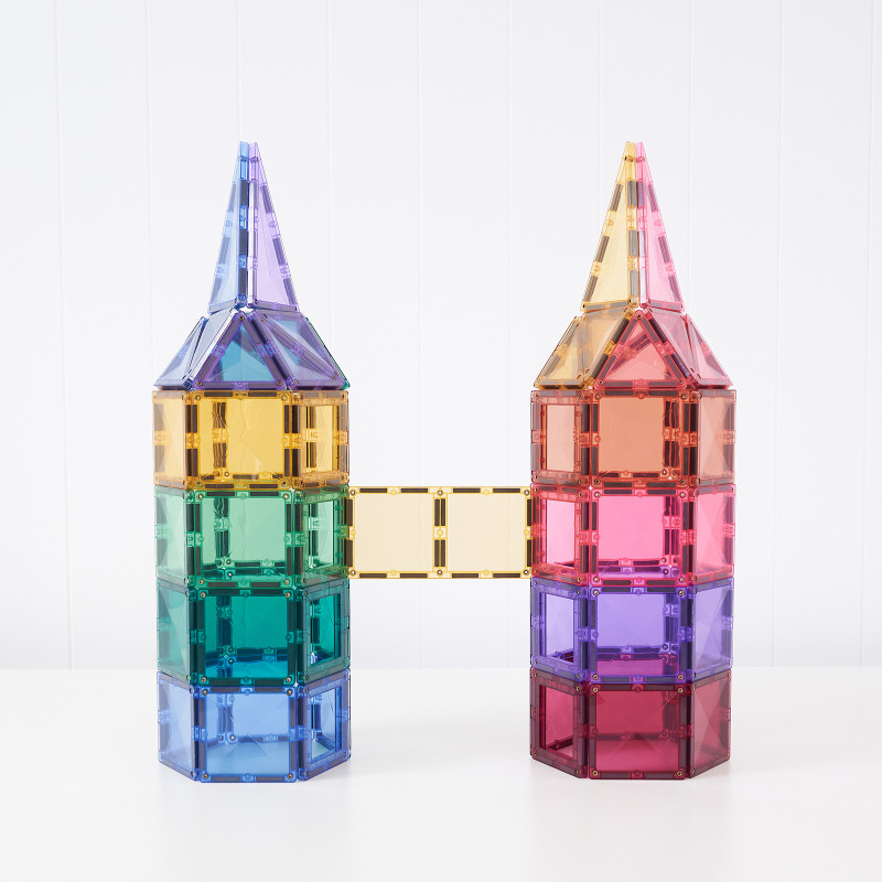 Costruzione magnetica CONNETIX® Pastel Creative Pack 104 pezzi