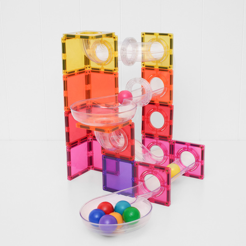 Costruzione magnetica CONNETIX® Ball Run Bright Pack 114 pezzi