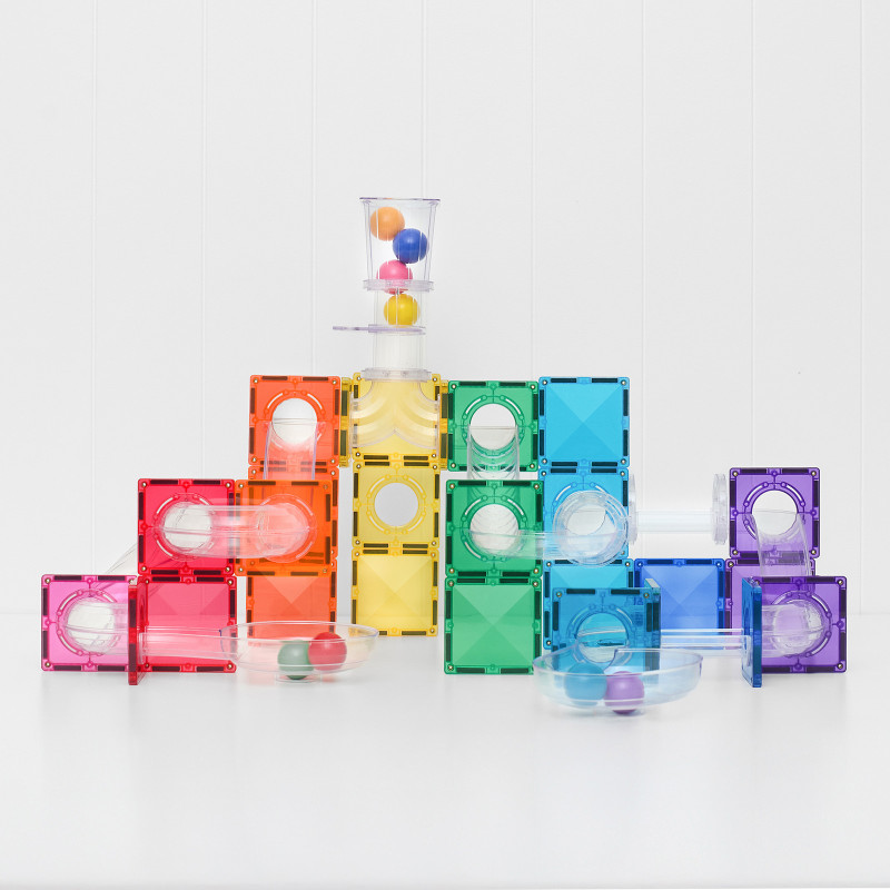 Costruzione magnetica CONNETIX® Ball Run Bright Pack 114 pezzi