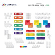 Costruzione magnetica CONNETIX® Super Ball Run Pack 134 pezzi