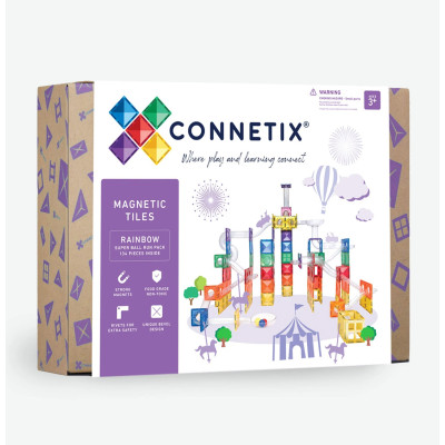 Costruzione magnetica CONNETIX® Super Ball Run Pack 134 pezzi
