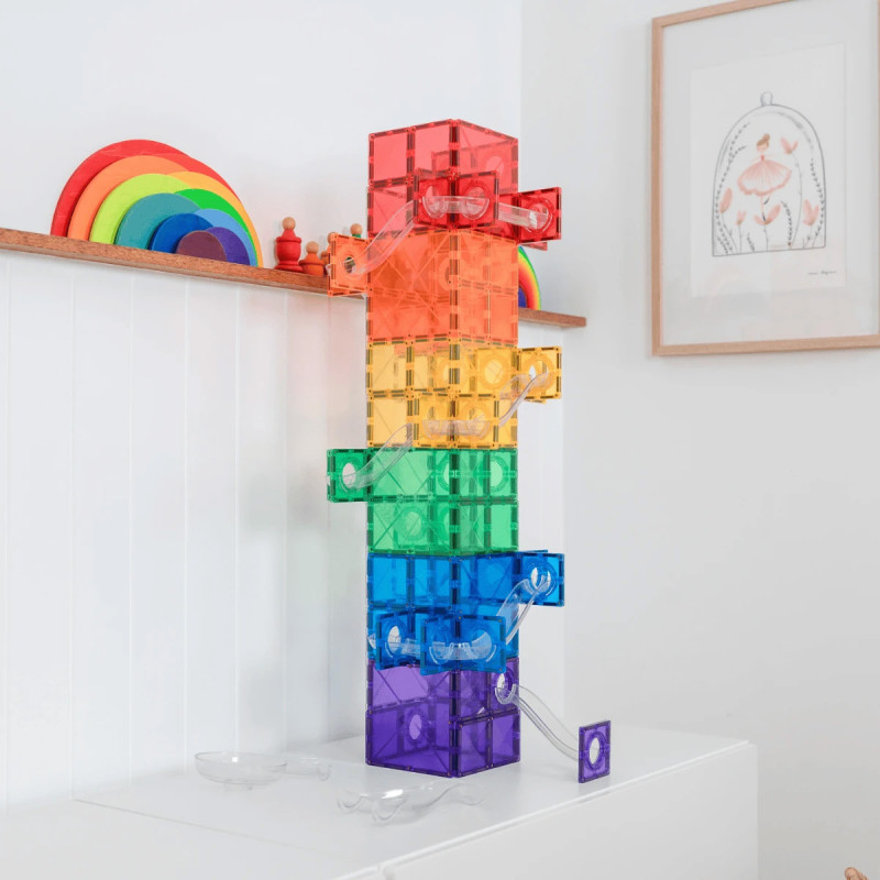 Costruzione magnetica CONNETIX® Super Ball Run Pack 134 pezzi