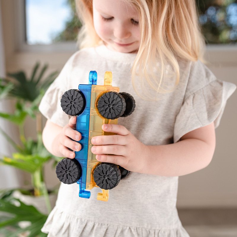 Costruzione magnetica CONNETIX® Bright Car Pack 2 pezzi