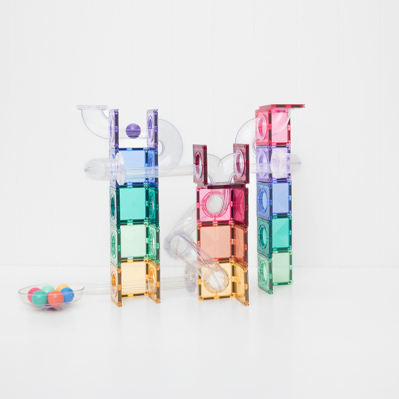 Costruzione magnetica CONNETIX® Ball Run Pastel Pack 114 pezzi