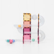 Costruzione magnetica CONNETIX® Ball Run Pastel Pack 114 pezzi