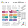 Costruzione magnetica CONNETIX® Ball Run Pastel Pack 114 pezzi