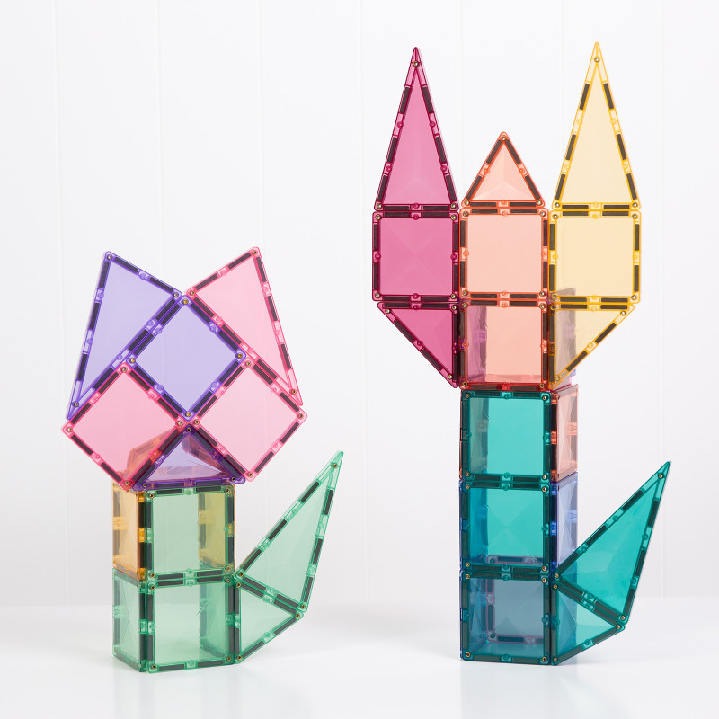 Costruzione magnetica CONNETIX® Pastel Starter Pack 56 pezzi