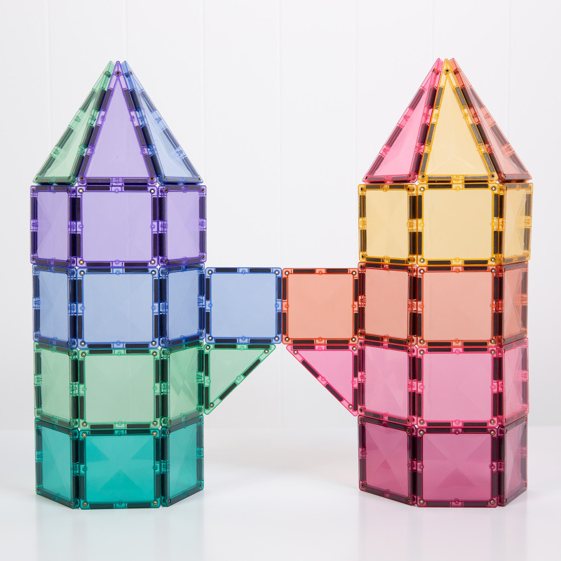 Costruzione magnetica CONNETIX® Pastel Starter Pack 56 pezzi