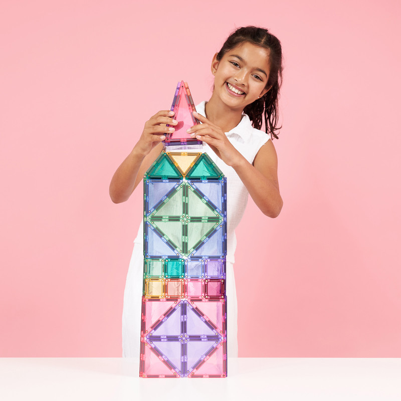 Costruzione magnetica CONNETIX® Pastel Mega Pack 202 pezzi